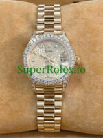 Rolex Lady-Datejust Yellow Gold Diamond Dial Ref.69158 - Image 2