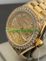 Rolex Lady-Datejust Yellow Gold Diamond Dial Ref.69158 - Image 5