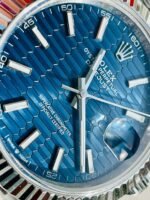VSF Factory 1:1 Rolex DateJust 41 SS Best Edition 904L Steel Blue Textured Dial - Image 7