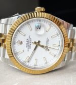 EW Factory 1:1 Rolex DateJust 41 126333 SS/YG Best Edition 904L Steel White Stick Dial - Image 7