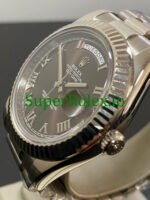 Rolex Day-Date II 40MM White Gold Ref.218239 – hocolate Roman Dial - Image 5