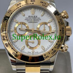 Rolex Cosmograph Daytona 40 Yellow Rolesor White Index Dial Ref.116503