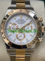 Rolex Cosmograph Daytona 40 Yellow Rolesor White Index Dial Ref.116503 - Image 2