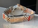 GMF GM Factory 1:1 Rolex DateJust Men 41mm “wimbledon” RG and SS V2 Grey textured Dial Roman Markers - Image 9