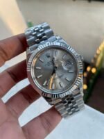 VS Factory 1:1 Rolex DateJust 41 SS Best Edition 904L Steel Silver Dial - Image 6