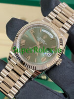 Rolex Day-Date 40MM Ref.228239 – Olive Green Bevelled Roman Dial - Image 3