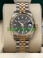 Rolex Datejust 31 Steel and Yellow Gold Black Index Dial Ref.178273 - Image 2