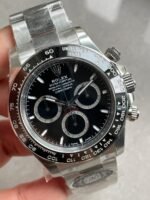 Clean factory 1:1 Rolex 2023 Daytona 126500 Best Edition 904L Steel Black Dial SH4131 - Image 3