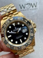 EWF Factory 1:1 Rolex GMT-Master II 126718GRNR 904L YG Black Dial Dots VR3285 - Image 2