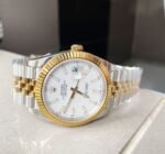 EW Factory 1:1 Rolex DateJust 41 126333 SS/YG Best Edition 904L Steel White Stick Dial - Image 4