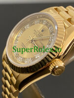 Rolex Lady-Datejust 26MM Yellow Gold Myriad Diamond Dial Ref.69178 - Image 3
