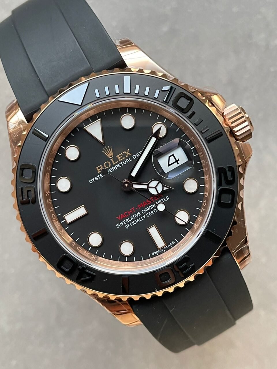 C4BCAE69-28BD-445B-8E34-69A0C4CD5DDD-960x1280-1 VSF FACTORY 1:1 Rolex Yacht-Master 126655 Best Edition Black Ceramic Bezel VS3135 - Image 1