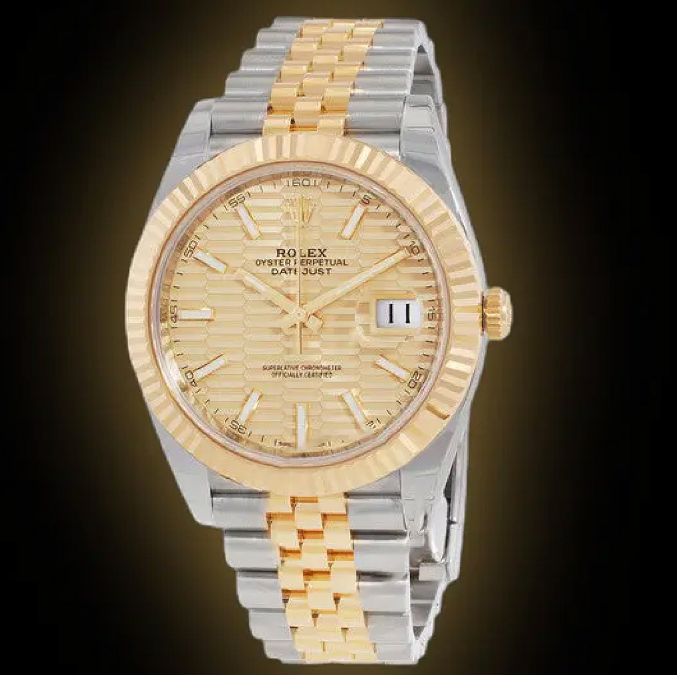 Champagne Dial, Yellow Gold, 41.0 mm, Automatic Men's Watch