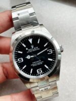 ARF Factory 1:1 Rolex EXPLORER I 214270 39mm black dial ss strap - Image 5