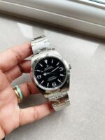 ARF Factory 1:1 Rolex EXPLORER I 214270 39mm black dial ss strap - Image 2