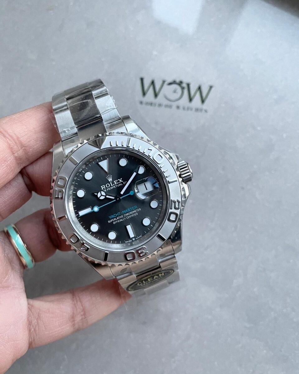 IMG-20230410-WA0118-960x1202-1 CLEAN FACTORY 1:1 Rolex Yacht-Master 126622 904L Steel Best Edition Rhodium Dial on SS Bracelet VR3235 - Image 1