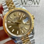 VSF Factory 1:1 Best Rolex DateJust 36 SS 126233 Edition 904L Steel YG Stick Dial VS3235