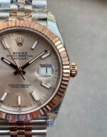 VSF Factory 1:1 Rolex DateJust 41 126331 904L SS/RG Best Edition Champagne Gold Dial VS3235 - Image 6