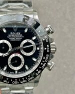 CLEAN FACTORY 1:1 Rolex Daytona 116500 PANDA Best Edition CF 904L SS Case and BLACK Dial - Image 9