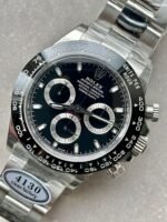 CLEAN FACTORY 1:1 Rolex Daytona 116500 PANDA Best Edition CF 904L SS Case and BLACK Dial - Image 7