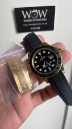 CLEAN FACTORY 1:1 Rolex Yacht-Master 42mm 226658 YG Black Dial on Rubber Strap VR3235 - Image 2