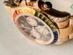 BLF Factory 1:1 Rolex Daytona 116589RBOW YG Rainbow Crystal Best Edition Black Dial A4130 - Image 4