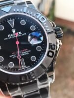 VRF FACTORY 1:1 Rolex YachtMaster All Black PVD Best Edition Black Dial SA3135 - Image 3