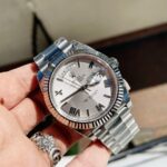 EWF Factory SS 1:1 Rolex Day Date II 228239 Best Edition White Textured Dial A3255