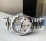EWF Factory SS 1:1 Rolex Day Date II 228239 Best Edition White Textured Dial A3255 - Image 2