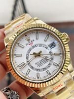 Noob FACTORY 1:1 Rolex Sky-Dweller 326934 SS Best Edition White Dial A23J - Image 2