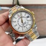 Noob FACTORY 1:1 Rolex Sky-Dweller 326934 SS Best Edition White Dial A23J