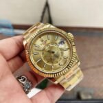 Noob FACTORY 1:1 Rolex Sky-Dweller 326934 SS Best Edition Gold Dial A23J ?330.00