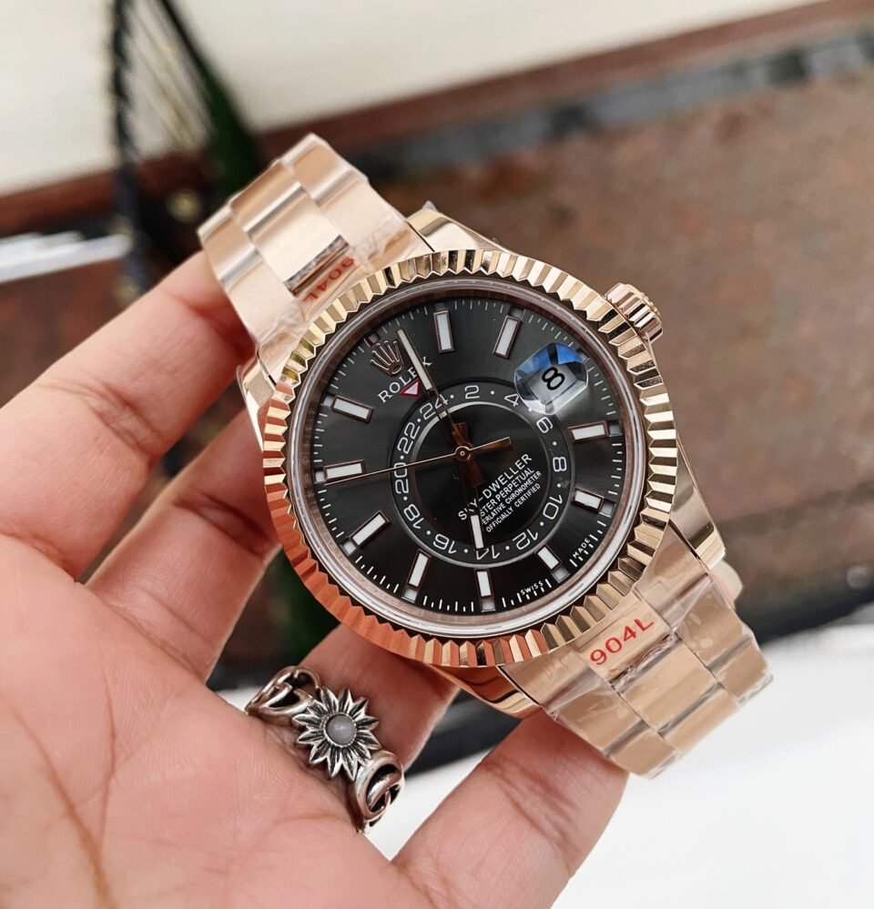 IMG_1692-960x999-1 Noob FACTORY 1:1 Rolex Sky-Dweller 326934 SS Best Edition Black Dial A23J - Image 1