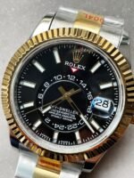 Noob FACTORY 1:1 Rolex Sky-Dweller 326934 SS Best Edition Black Dial A23J - Image 3