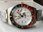 Vintage Rolex GMT Master 6542 Black/Red Bezel White Dial A2836 - Image 3