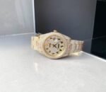 Rolex OYSTER PERPETUAL 41mm 904L SS SILVER/GOLD MOISSANITE DIAMONDS BRACELET AND DIAL A2824 iced out - Image 3