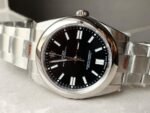 EW FACTORY 1:1 Rolex OYSTER PERPETUAL BRIGHT BLACK DIAL41MM Asian A3230 - Image 4