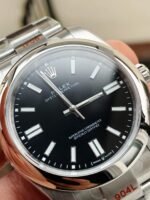 EW FACTORY 1:1 Rolex OYSTER PERPETUAL BRIGHT BLACK DIAL41MM Asian A3230 - Image 2