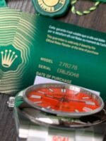 EW FACTORY 1:1 Rolex OYSTER PERPETUAL CORAL RED DIAL 41MM Asian A3230 - Image 5
