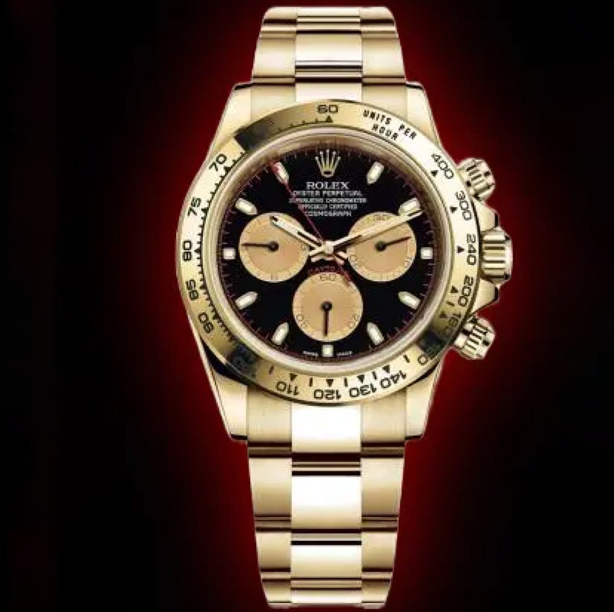 Paul Newman Dial, Yellow Gold, 40.0 mm, Chronograph