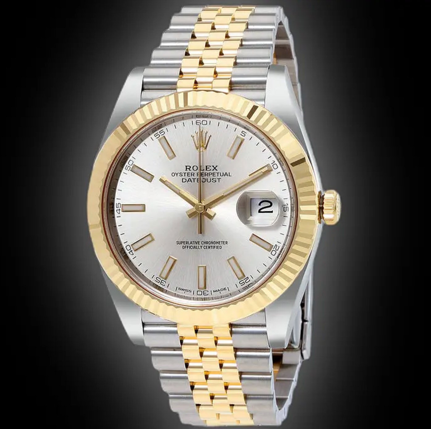 Silver Dial, 18kt Yellow Gold, 41.0 mm, Automatic Men's Watch