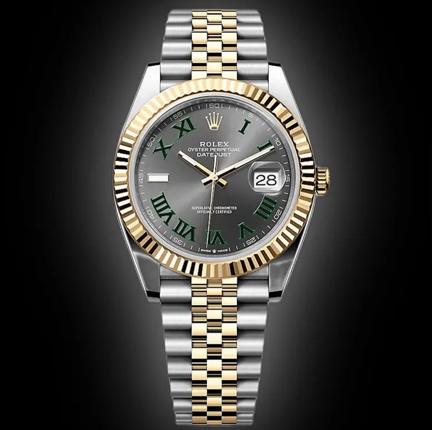 Slate Dial, Yellow Rolesor, 41.0 mm, Automatic