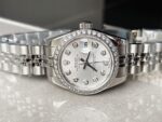 Rolex Datejust ladies 28mm silver dial fluted bezel - Image 4