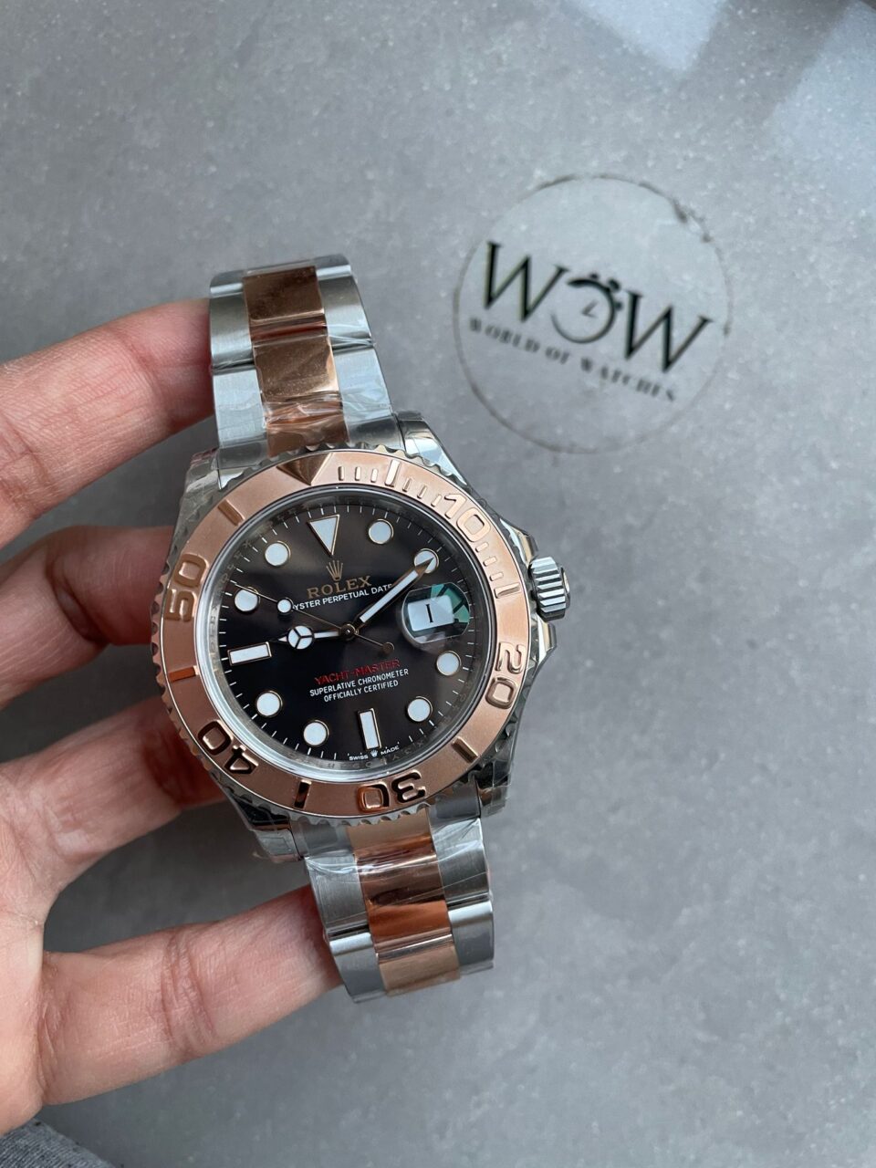 WhatsApp-Image-2023-06-17-at-2.34.57-AM-1-960x1280-1 VSF FACTORY 1:1 Rolex Yacht-Master 126621 904L/RG Best Edition Brown Dial VS3235 - Image 1