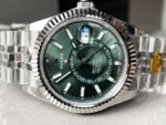 Noob FACTORY 1:1 Rolex Sky-Dweller 326935 SS Green Dial - Image 8