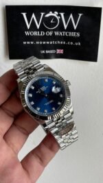 Clean Factory Rolex Datejust 41mm 126334 904L SS Fluted Bezel Blue Dial VR3235