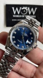 Clean Factory Rolex Datejust 41mm 126334 904L SS Fluted Bezel Blue Dial VR3235 - Image 4