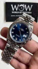 Clean Factory Rolex Datejust 41mm 126334 904L SS Fluted Bezel Blue Dial VR3235 - Image 2