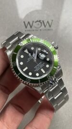 ARF FACTORY 1:1 Rolex Submariner “Kermit” 16610LV 904L SS Black Dial SH3135 - Image 5