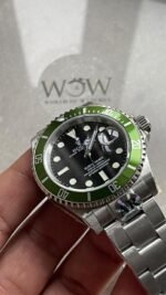 ARF FACTORY 1:1 Rolex Submariner “Kermit” 16610LV 904L SS Black Dial SH3135 - Image 4